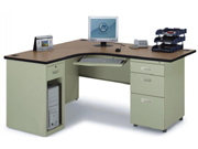 Steel office desk